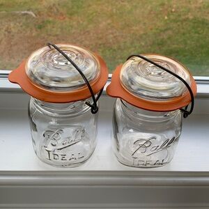 2 Vintage Ball Canning Jars